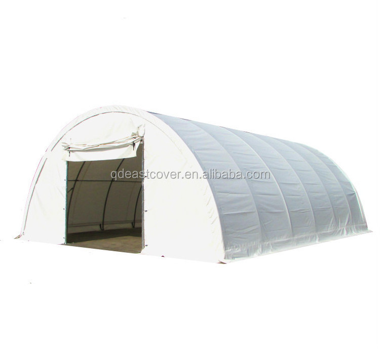 W30' x L40' x H15' prefab steel structe PVC fabric dome storage buildings shelter outdoor large warehouse shed big tent