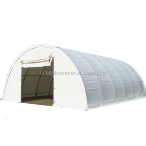 W30' x L40' x H15' prefab steel structe PVC fabric dome storage buildings shelter outdoor large warehouse shed big tent