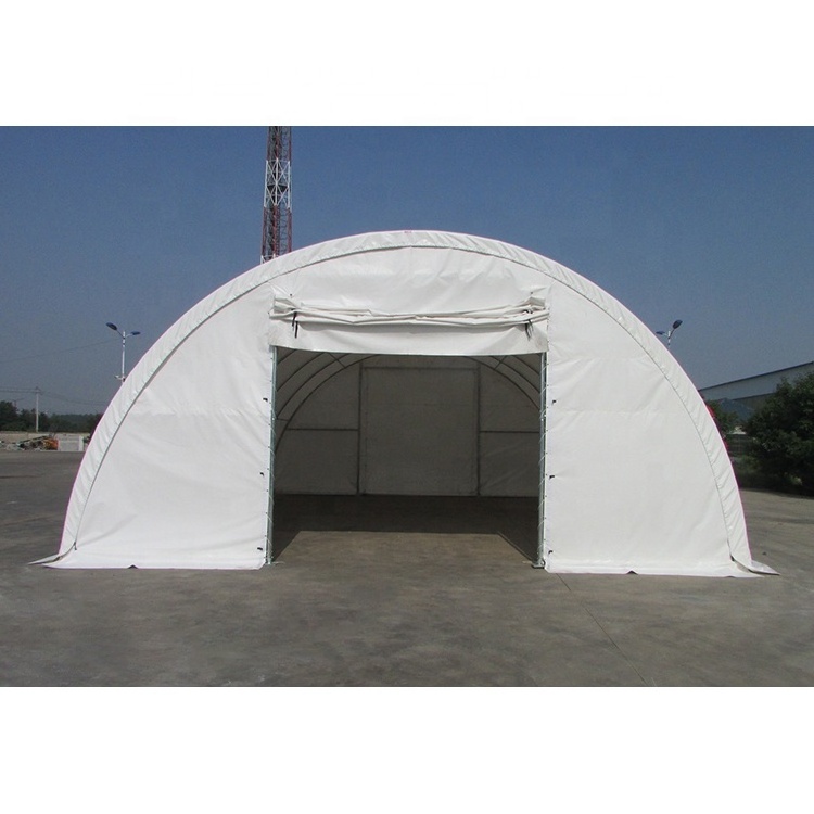 30'Wx40'L used plastic outdoor dome storage shelter shed warehouse tent for sale