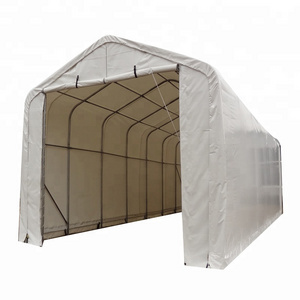 16'x33' motorcycle rain snow shelter canopies garage slope automatic car garage gazebo