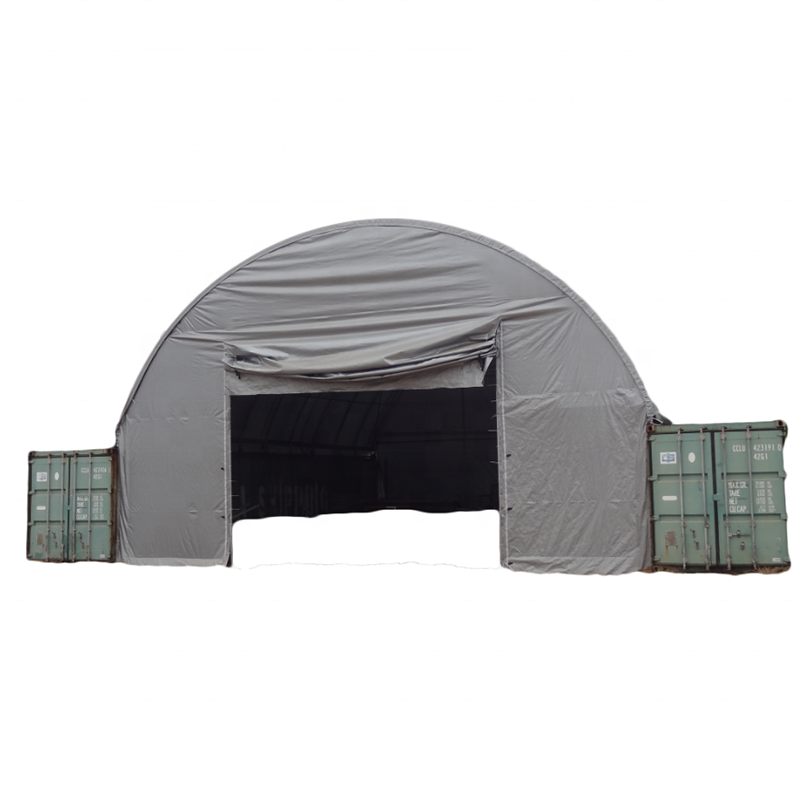 container storage shelter portable fabric building container dome shelter for sale