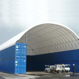 SSTC5040 China double truss industrial container storage dome shelter