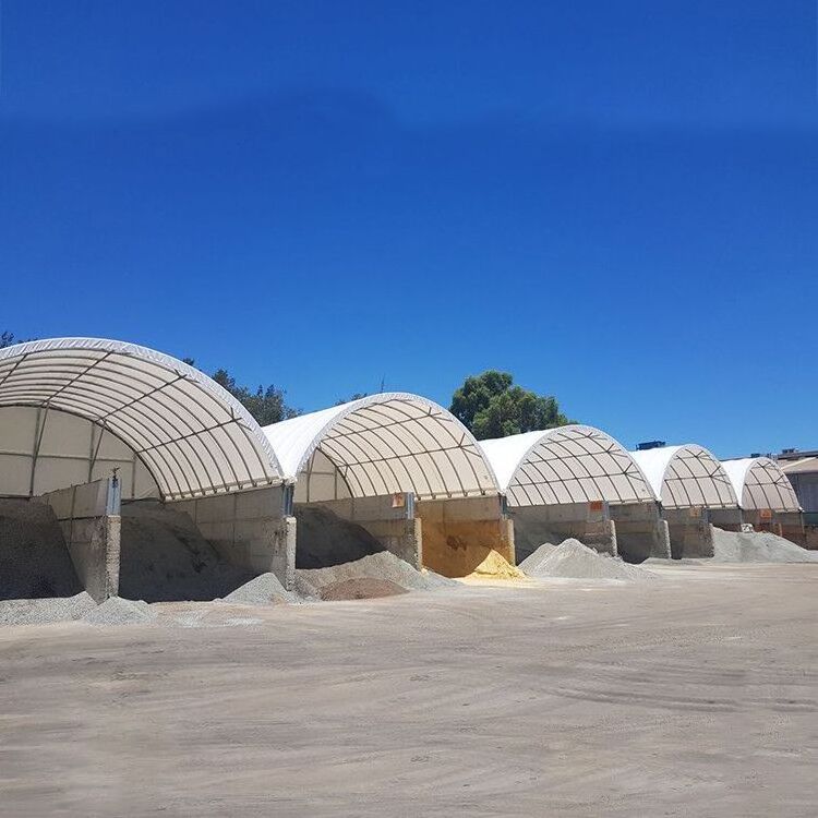 3340 PVC fabric waterproof dome industrial storage shipping container dome shelter