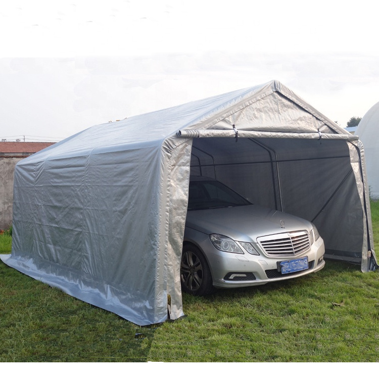 SS-122009P W12'xL20'xH9' Peak roof car garage tents car shed portable car parking shed