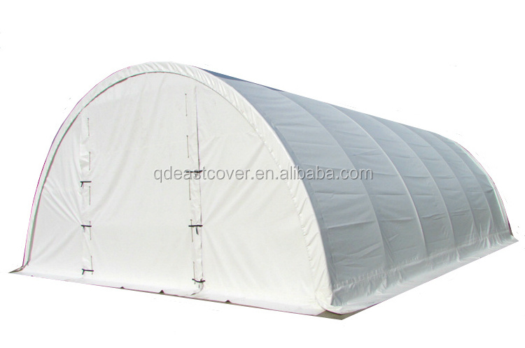 W30' x L40' x H15' prefab steel structe PVC fabric dome storage buildings shelter outdoor large warehouse shed big tent