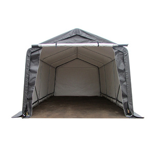 UV-resistant heavy duty peak roof canvas fabric large outdoor storage enclosed portable folding parking car workshop tent