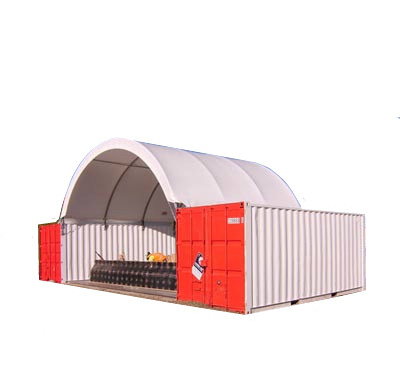 SS-2020C PVC waterproof dome industrial container shelter