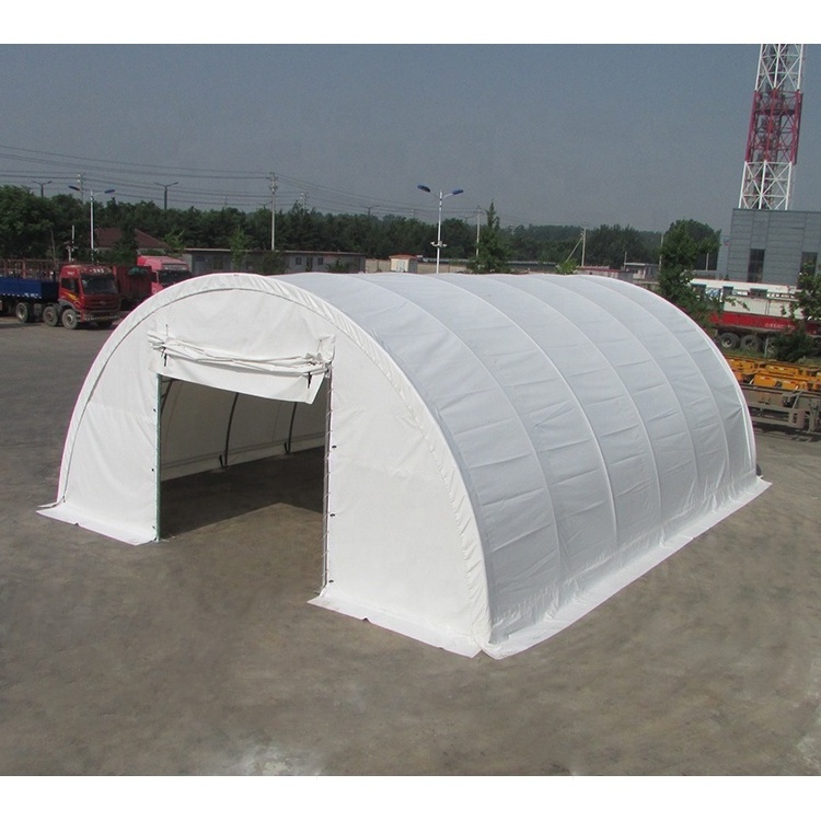 30'Wx40'L used plastic outdoor dome storage shelter shed warehouse tent for sale