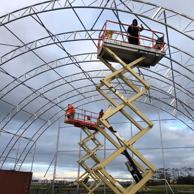 8040 Large high quality PVC industrial shipping container dome shelter shed container canopy shelter