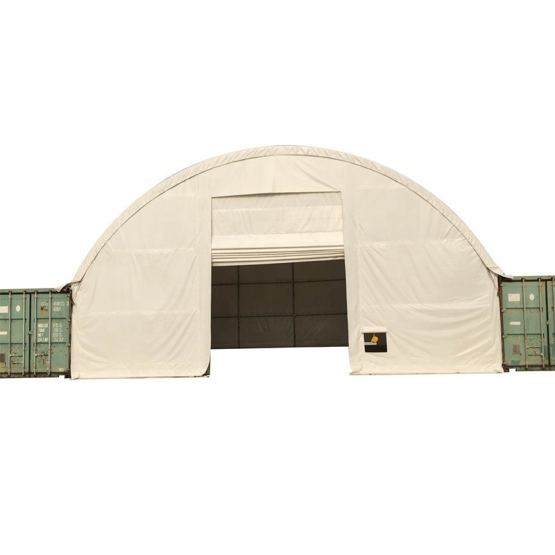 container storage shelter portable fabric building container dome shelter for sale