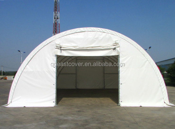 W30' x L40' x H15' prefab steel structe PVC fabric dome storage buildings shelter outdoor large warehouse shed big tent