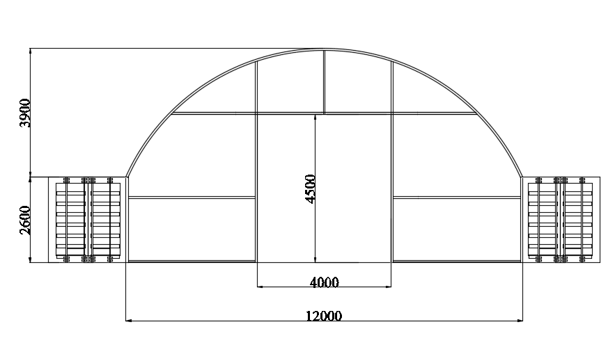 SSC4040 High Quality Aircraft Storage Hangar Tent