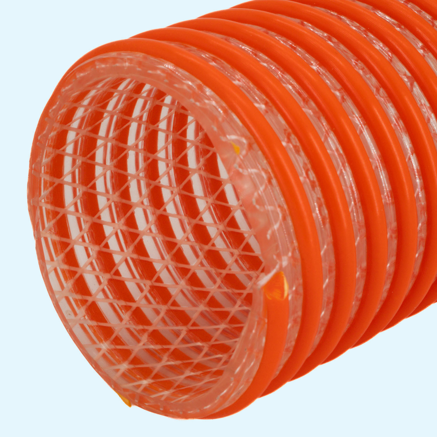 Flexible Spring PVC Suction Hose/PVC Corrugated Pipe 3/4'' 1'' 2'' 3'' 4'' 6'' 8'' 10'' 12'' 16'' for Mining Vacuum Water Oil