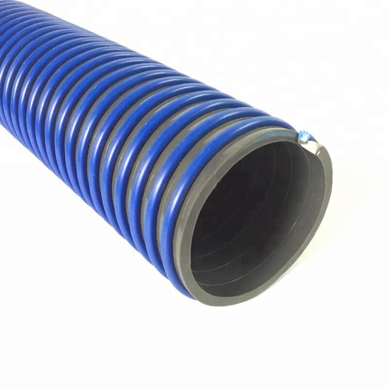 3'' x 100 FT Heavy Duty Spiral PVC Suction Hose For Water Pump Suction And Discharge