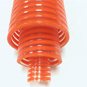 Flexible Spring PVC Suction Hose/PVC Corrugated Pipe 3/4'' 1'' 2'' 3'' 4'' 6'' 8'' 10'' 12'' 16'' for Mining Vacuum Water Oil