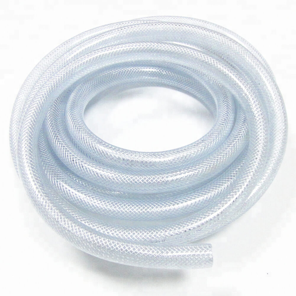 High Temperature PVC Fiber Braided Reinforced Hose 1/4