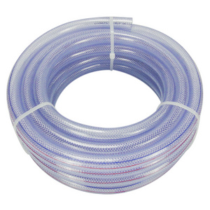 2 Inch Food Grade PVC Transparent Braided Hose Pipe For Water Air Fuel Gas Oil Garden