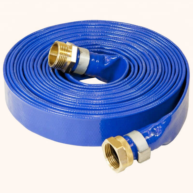 Portable Flexible PVC Layflat Water Pump Hose Pipe 3/4 1 3 5 8 10 16 Inch for Agriculture Irrigation Drip