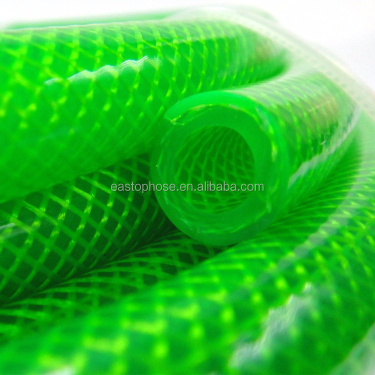 High Temperature PVC Fiber Braided Reinforced Hose 1/4