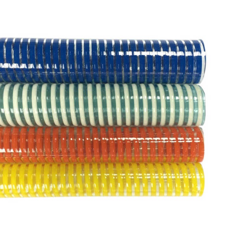 3 Inch PVC Flexible Spring Suction Hose For Mining Vacuum Water Oil Pump Spa Duct Grit Sewage