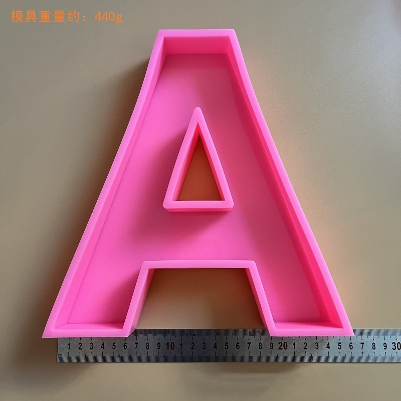 10 Inch Large English Letter Silicone Molds 3d Alphabet Letter Silicone Cake Tools A To Z Epoxy Resin Mold Decoration