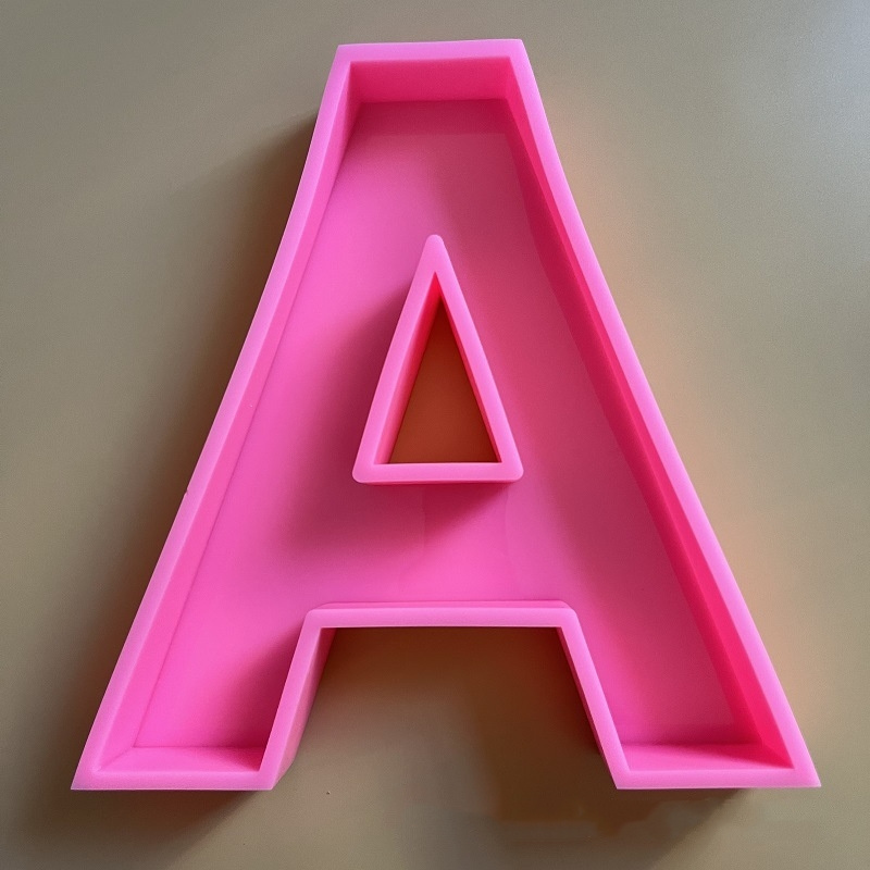 10 Inch Large English Letter Silicone Molds 3d Alphabet Letter Silicone Cake Tools A To Z Epoxy Resin Mold Decoration