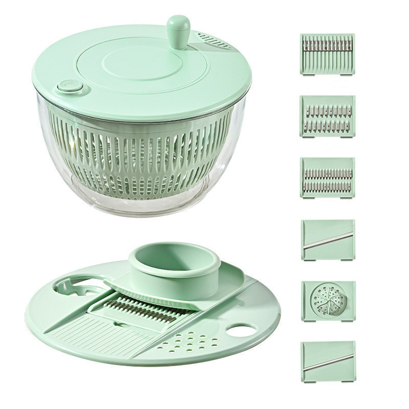 2024 Best Selling Veggie Chopper Vegetable Dicer Cutter Food Shredder Slicer Multifunctional Salad Spinner