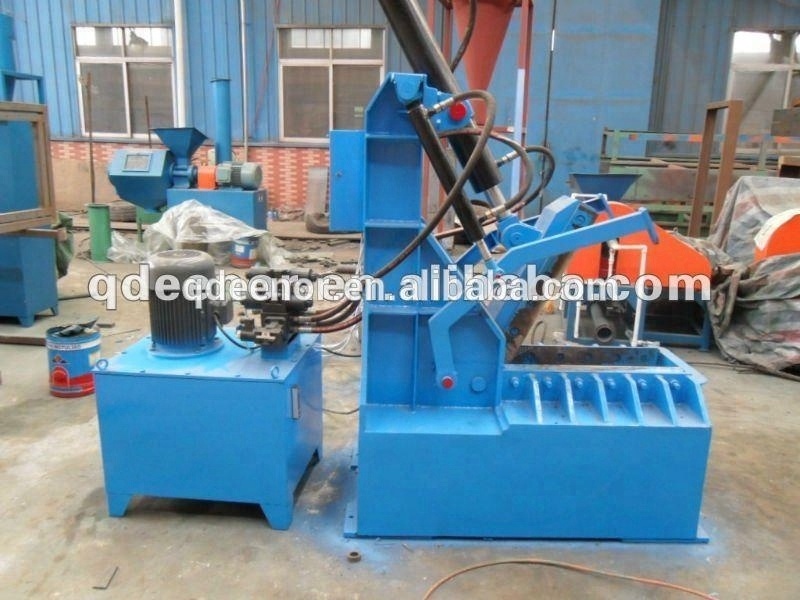 Old Tyre Cutting Machine / Scrap Tire Cutter / Used Tire Cutting  Machinery