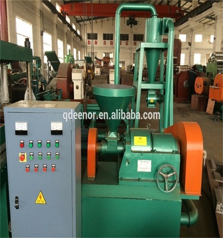 Waste tire recycling rubber mill grinder machine to grind rubber