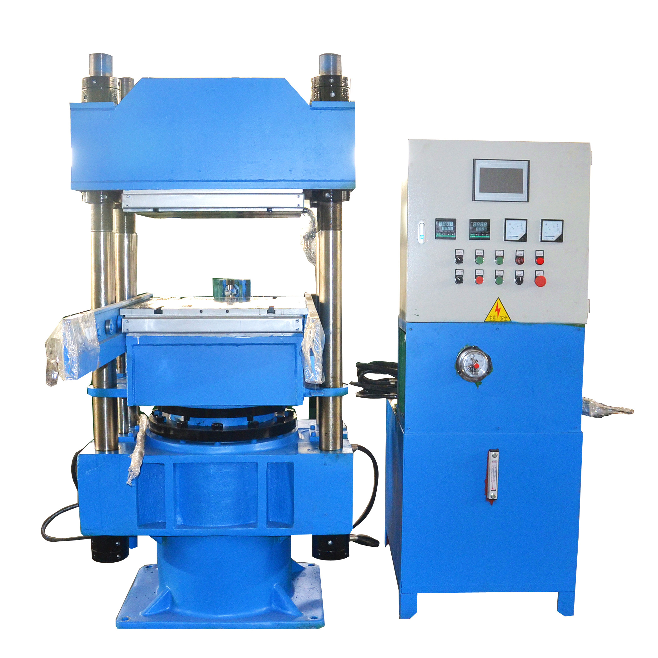 Full Automatic Plate Vulcanizing Machine / Rubber O Ring Vulcanization Press / Rubber Seal  Vulcanizer Machine