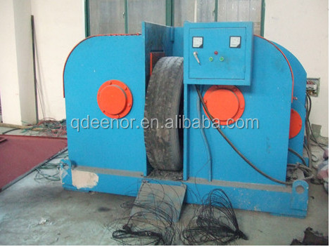 Double Hook Type Tyre Debeader / Waste Tyre Drawing Machine