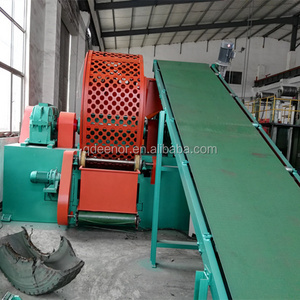 Solid Tire Recycling Machinery / Forklift Tire Shredding Equipment