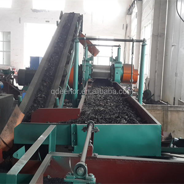 Solid Tire Recycling Machinery / Forklift Tire Shredding Equipment