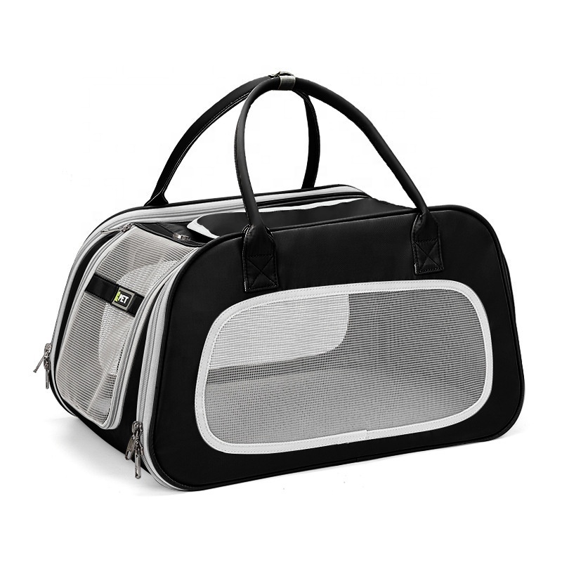 Hot Selling Large Capacity Foldable Portable Soft Cat And Dog Carrier Pets' Travel Bags