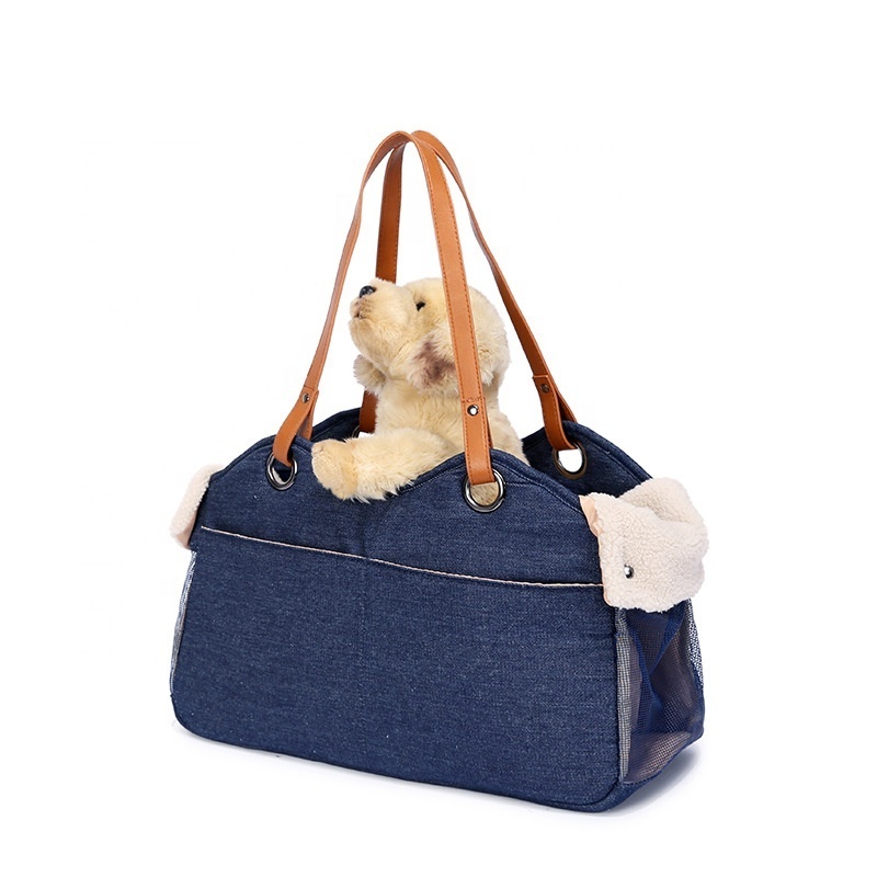 Fashion Design Puppy Carrier Travel Breathable Shoulder Bag For Dog Pet Carriers