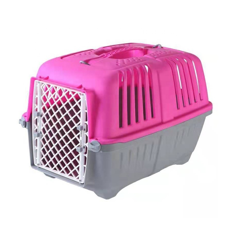 Custom Logo Pet Travel Outdoors Carrier Bag Cat Transport Carrying Box Dog Cage For Large Dog