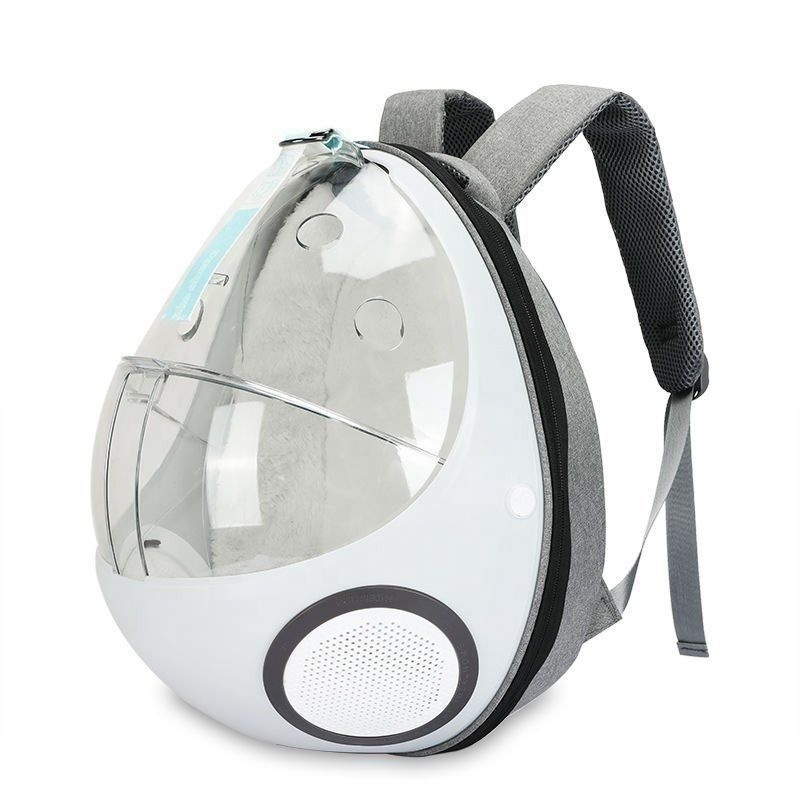 Large Capacity Soft Transparent Clear Space Capsule Cat Bag Pet Carrier Backpack