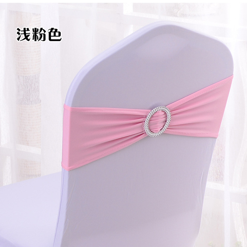 EG-WD79 Wholesale cheaper elastic stretch spandex chair covers sashes bands for wedding events party