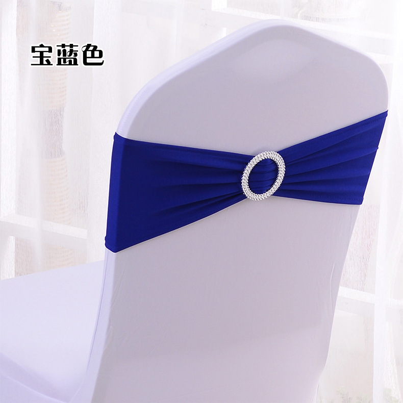 EG-WD79 Wholesale cheaper elastic stretch spandex chair covers sashes bands for wedding events party