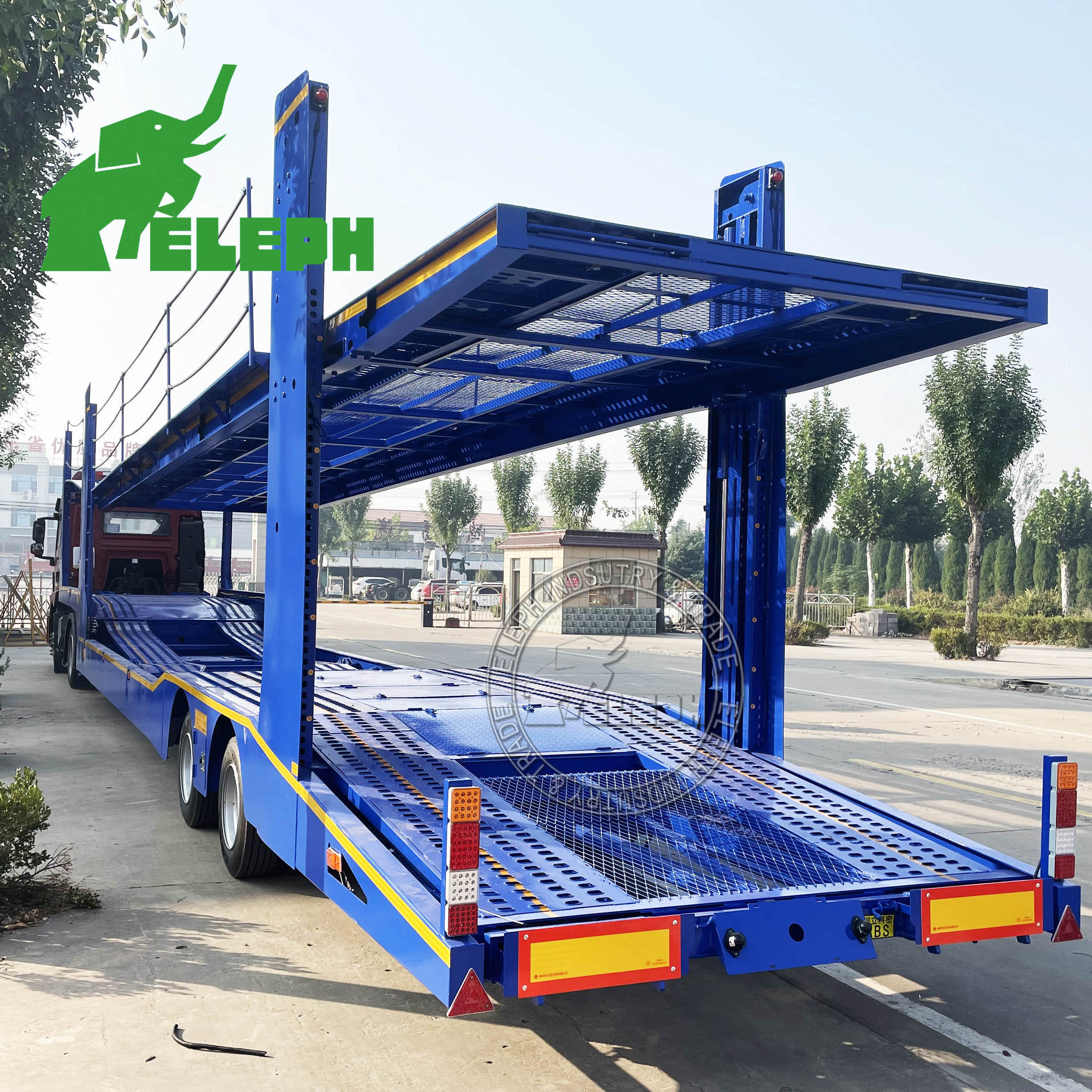 6cars/8cars Racing Car Transport Carrier Semi Truck Trailer