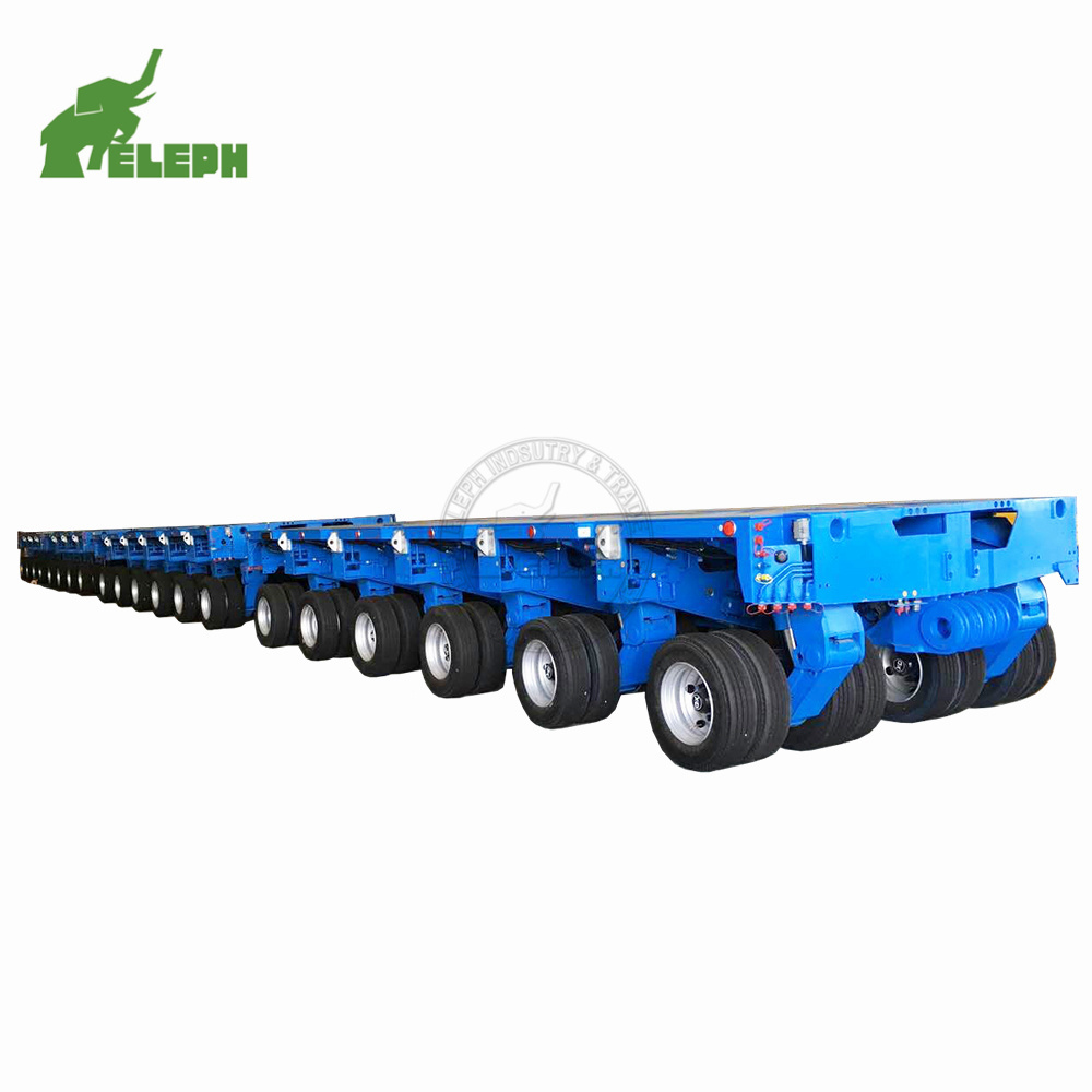 180T-220 Tons Girder SPMT Self Propelled Modular Transporters For Concrete Girder