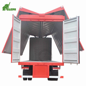 3 Axle High Quality Wing Van Enclosed Cargo Box Semi Trailer