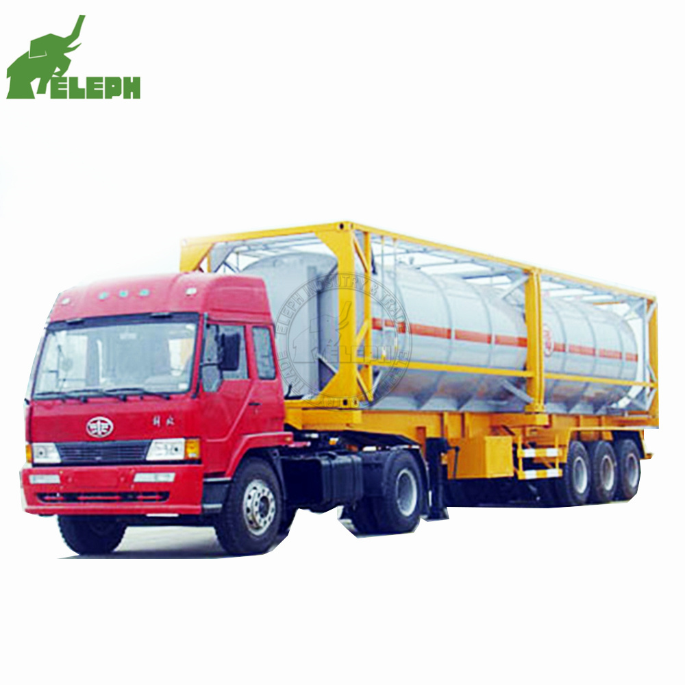 model ISO 20ft 40ft bitumen cement asphalt Lpg FUEL OIL chemical liquid Storage tank container for sale