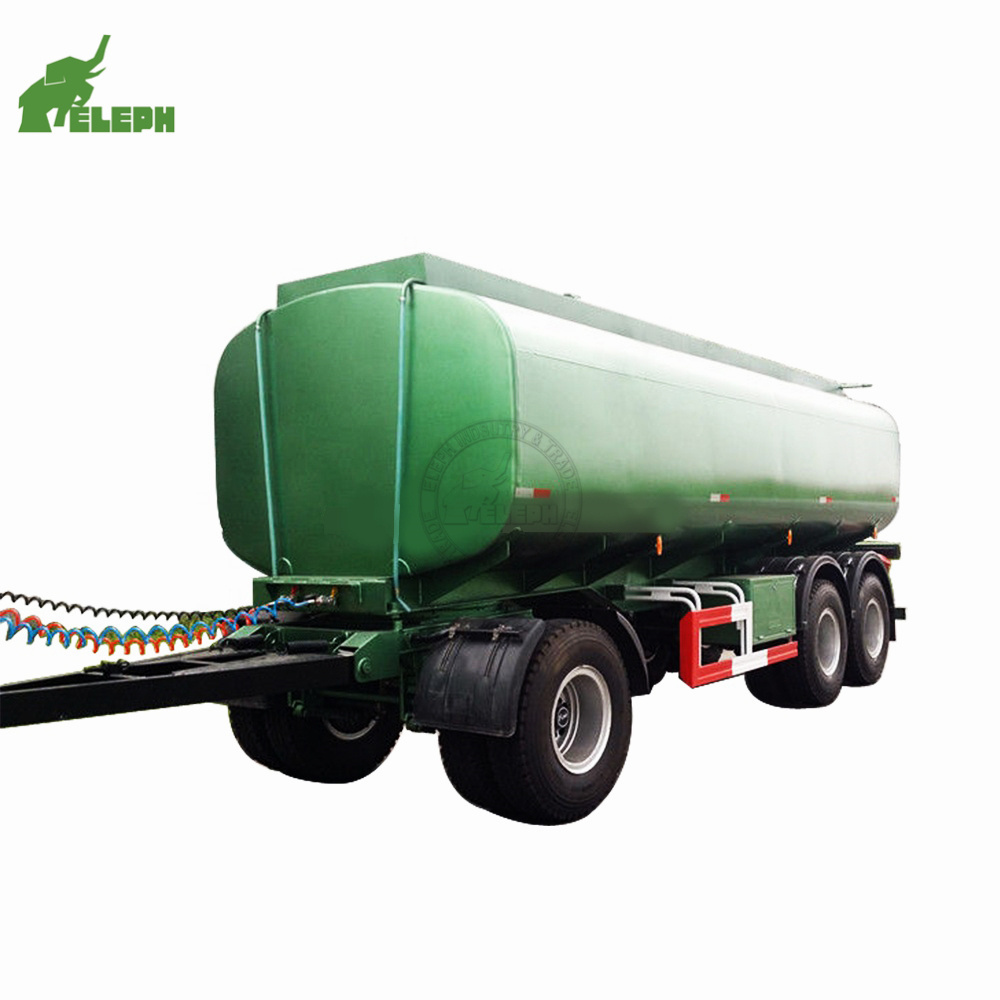 Tanker Trailer 2 Axles Tow Dolly Tractor Farm Water Tank  Drawbar Trailer