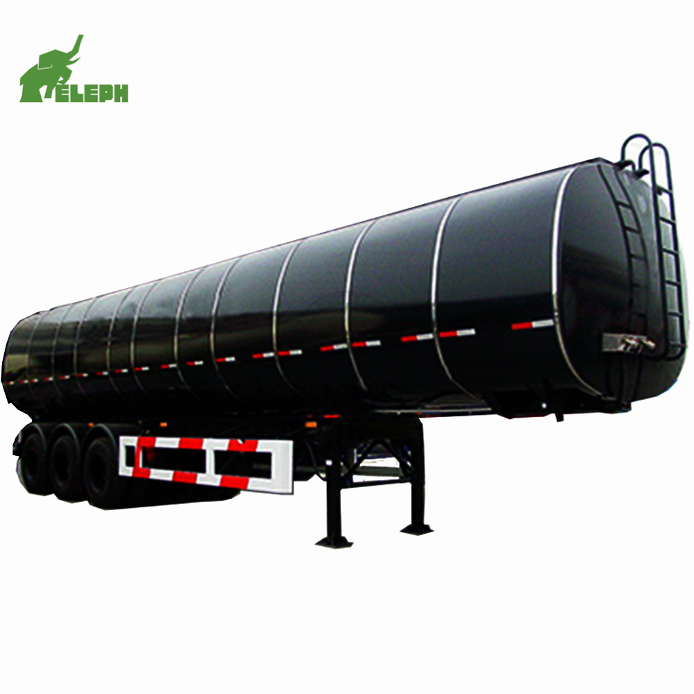 3 axles liquid asphalt Bitumen tanker trailer for transport of Coal tar Pitch with best price