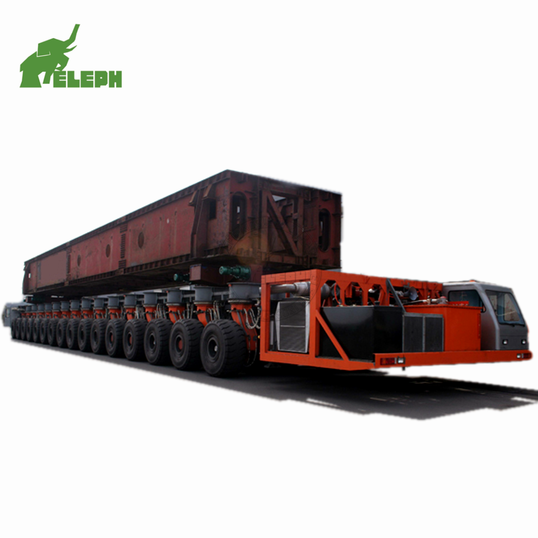 Hydraulic Trailer 600 Tonnages Self Propelled Heavy Equipment Transporters Modular Trailer