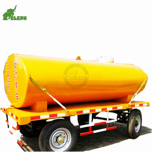 Tanker Trailer 2 Axles Tow Dolly Tractor Farm Water Tank  Drawbar Trailer