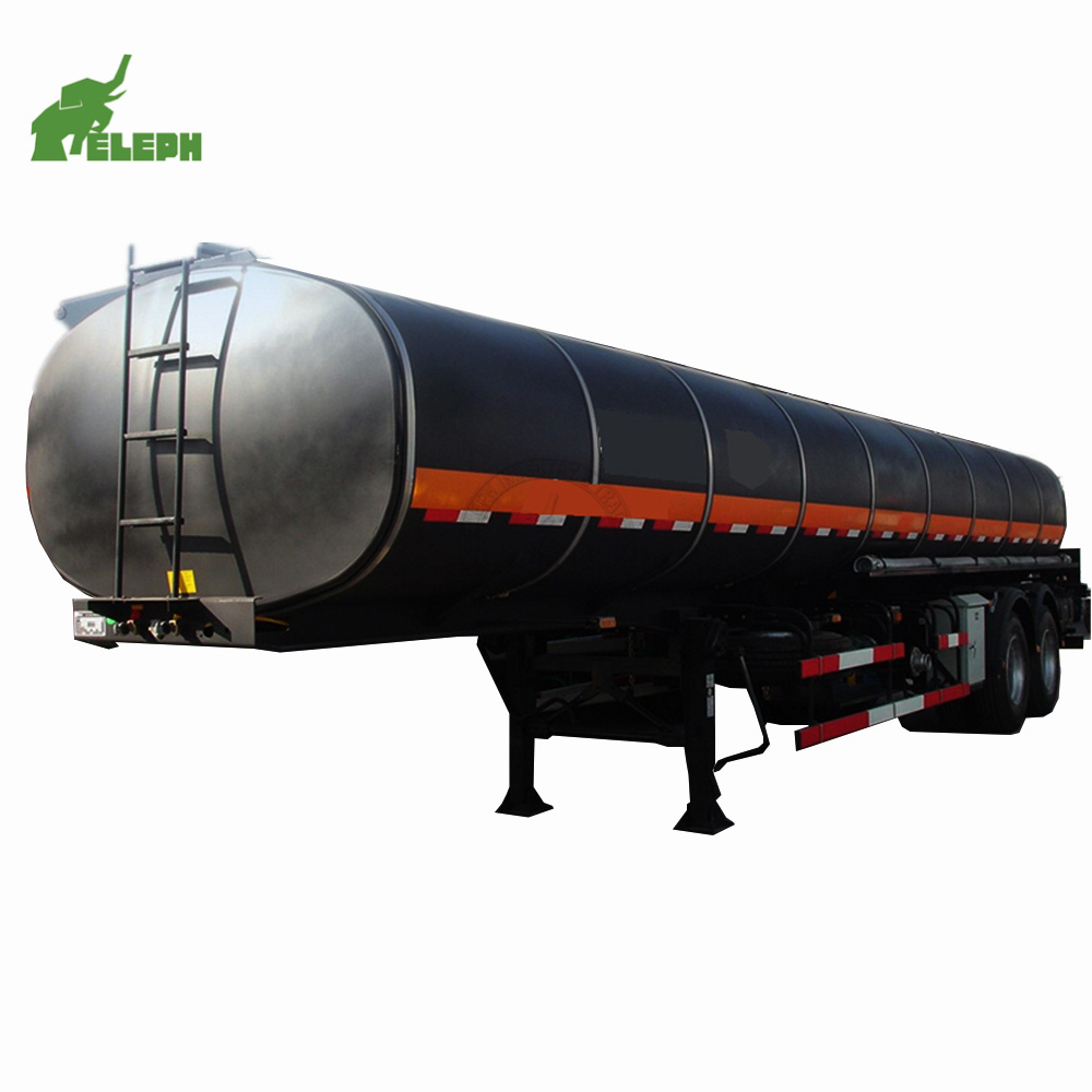 3 axles liquid asphalt Bitumen tanker trailer for transport of Coal tar Pitch with best price