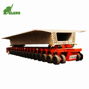 Heavy Duty Trailer Modular Trailer Hydraulic 50/500t Hydraulic Modular Self Propelled Shipyard Transporter Trailer