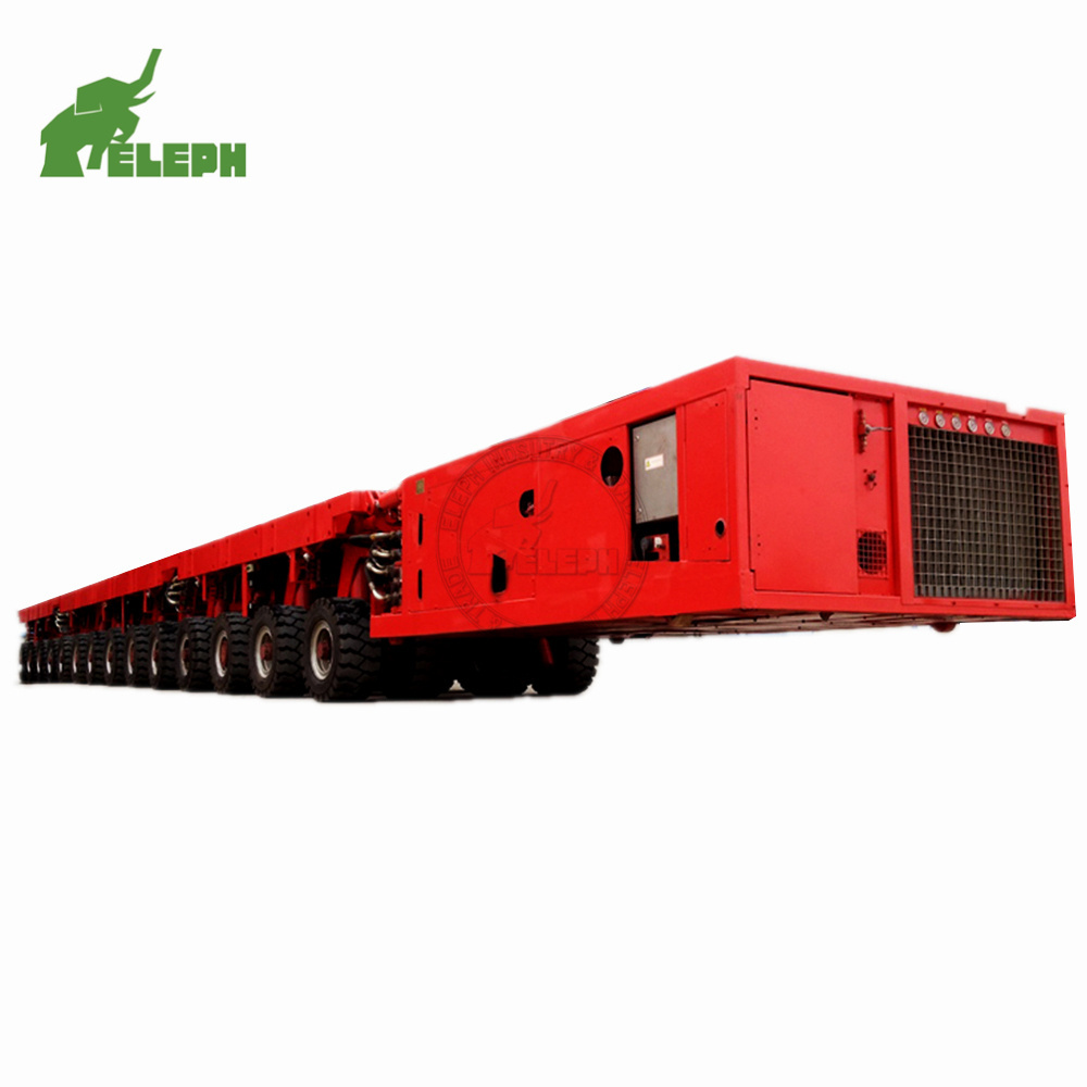 Hydraulic Trailer 600 Tonnages Self Propelled Heavy Equipment Transporters Modular Trailer